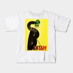 BANTAM HATS Appello Lithograph Art Deco Poster dated 1938 by Boccasile Kids T-Shirt